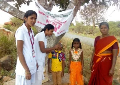 Field polio drops Camp of Paramedical Students during Covid - ANM Nursing