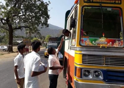 Field visit of Paramedical Students during Covid - Health Inspector and Nursing students of ERK Group of Institutions - the best Budget School & College in Dharmapuri with School, BEd, Arts college, health inspector, ANM nursing & pharmacy courses.